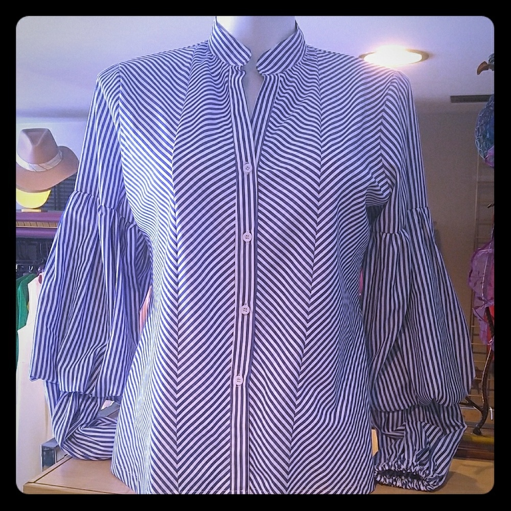 Balloon Sleeve Blouse